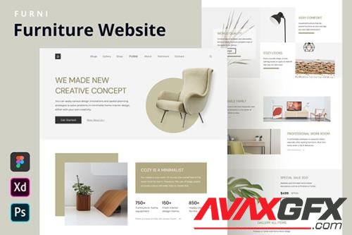 Furni - Furniture Website Homepage