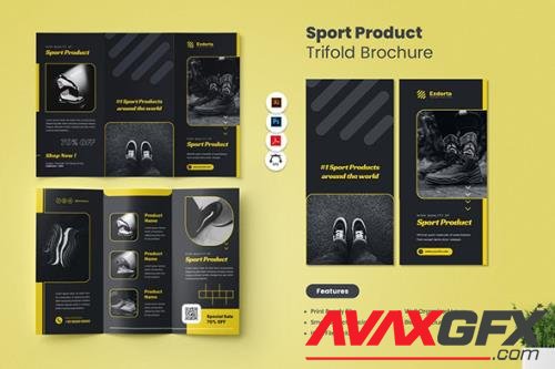 Sport Product Sale Trifold Brochure
