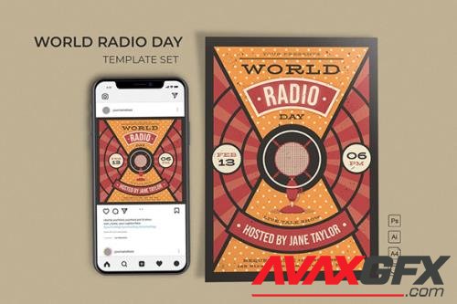 World Radio Day Template Set