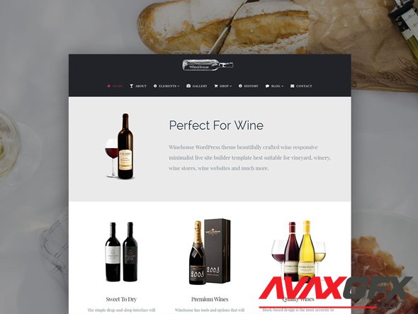 VisualModo - Winehouse v2.2.6 - Wine WordPress Site Builder