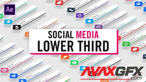 Unicolor Social Media Lower Thirds 30619256