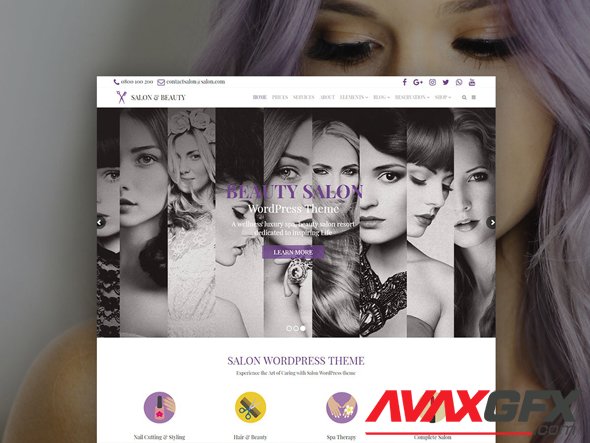 VisualModo - Salon v1.3.6 - Beauty Salon Website Builder for WordPress