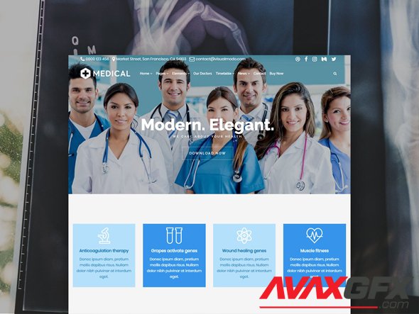 VisualModo - Medical v11.2.6 - Health Care and Clinic Template