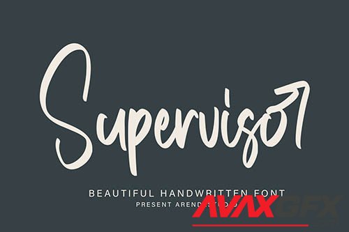 Supervisor - Handwritten Font