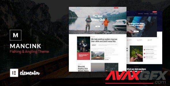 ThemeForest - Mancink v1.0 - Fishing & Angling WordPress Theme - 30545819