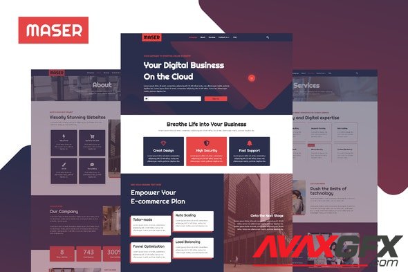 ThemeForest - Maser v1.0.1 - Web Design Agency Elementor Template Kit (Update: 20 February 21) - 27973423