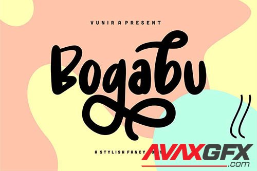 Bogabu | A Stylish Fancy Font
