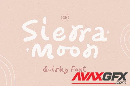 Sierra Moon - Quirky Handwritten Font