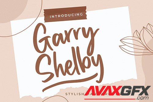 Garry Shelby Stylish Handwritten