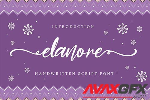 Elanore | Handwritten Script Font