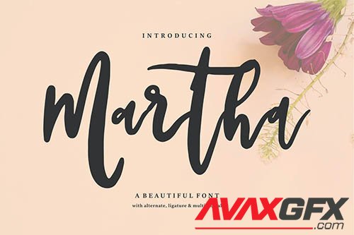 Martha | A Beautiful Font