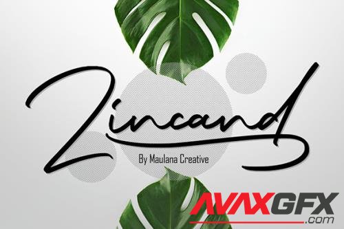 Zincand Modern Script Font 5847074