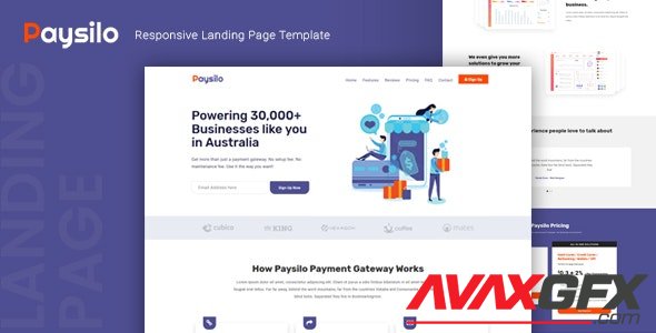 ThemeForest - Paysilo v1.0 - Responsive Landing Page Template - 23467356