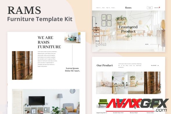 ThemeForest - Rams v1.0.0 - Furniture eCommerce Elementor Template Kit - 30336450