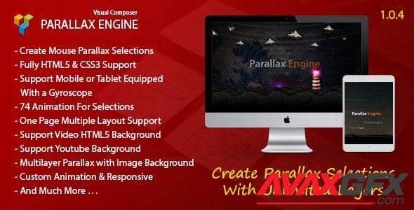 CodeCanyon - Parallax Engine v1.0.4 - Addon For Visual Composer - 13675566