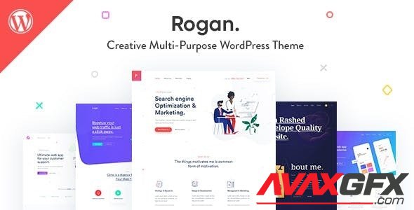 ThemeForest - Rogan v1.7.3 - Creative Multipurpose WordPress Theme for Agency, Saas, Portfolio - 24061213