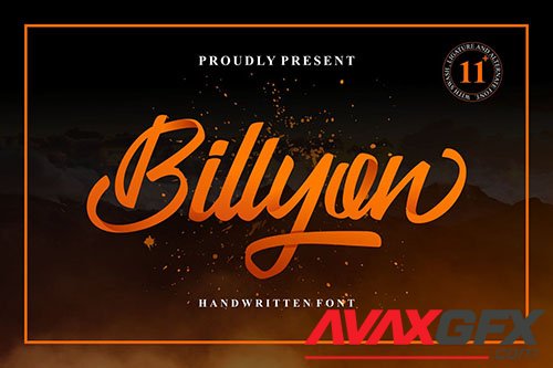 Billyon Handwritten Font