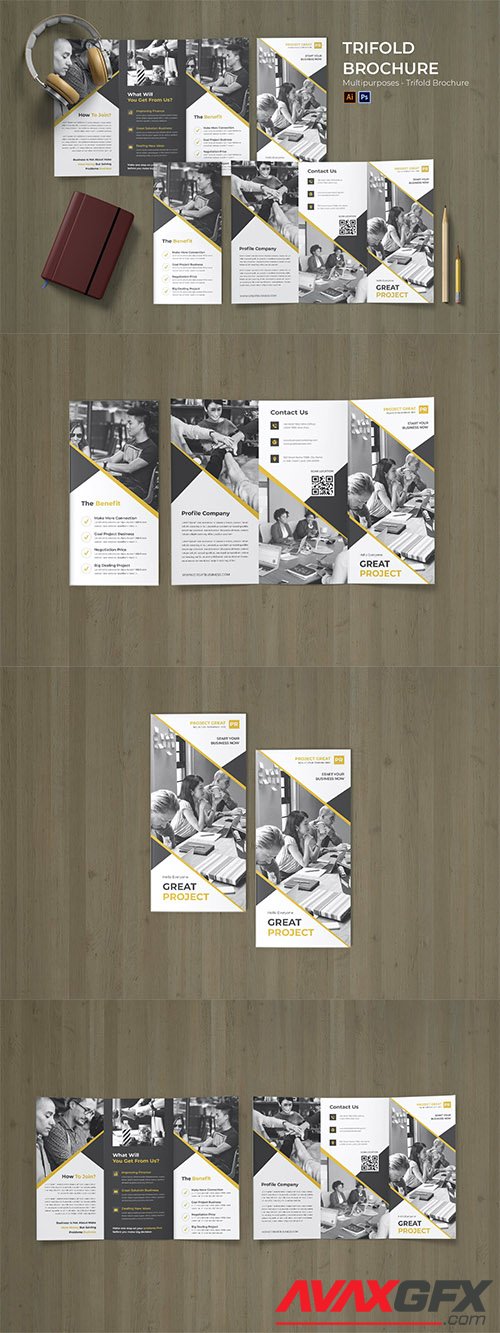 Strategy Business Flyer Trifold Brochure