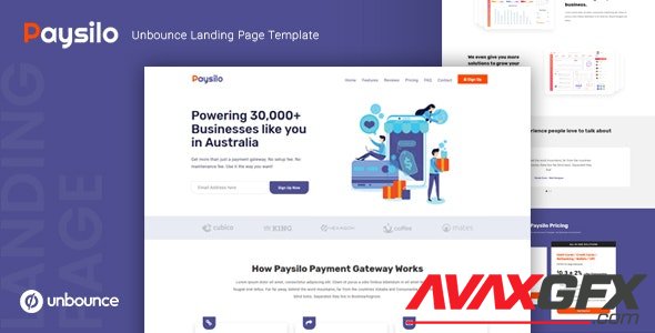 ThemeForest - Paysilo v1.0 - Responsive Unbounce Landing Page Template - 23661671