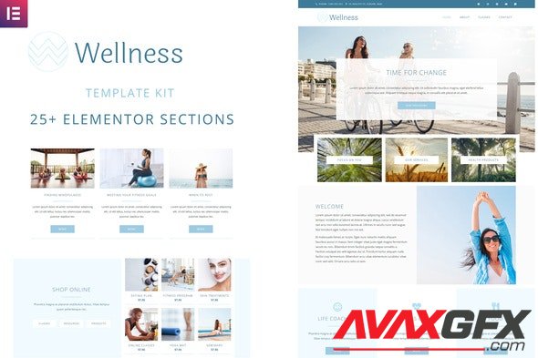 ThemeForest - Wellness v1.0.1 - Elementor Template Kit - 26325114