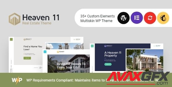 ThemeForest - Heaven11 v1.0.3 - Property & Apartment Real Estate WordPress Theme - 23843090