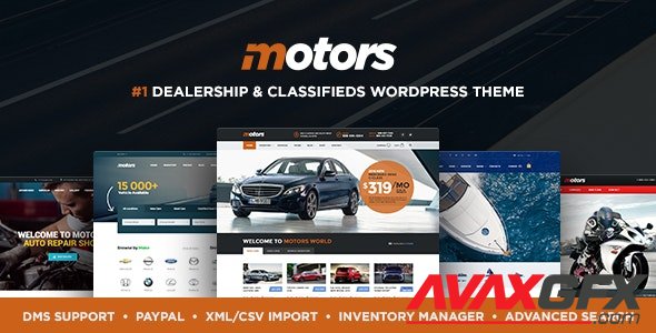 ThemeForest - Motors v4.9.9 - Car Dealer, Rental & Classifieds WordPress theme - 13987211 - NULLED