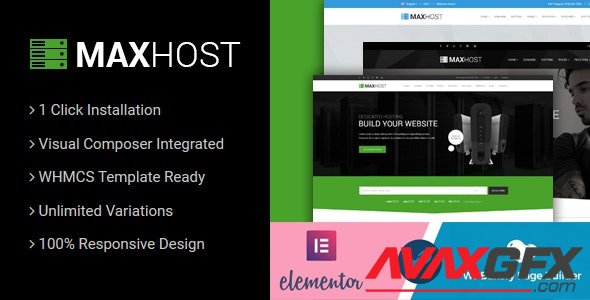 ThemeForest - MaxHost v7.4.2 - Web Hosting, WHMCS and Corporate Business WordPress Theme with WooCommerce - 15827691 - NULLED