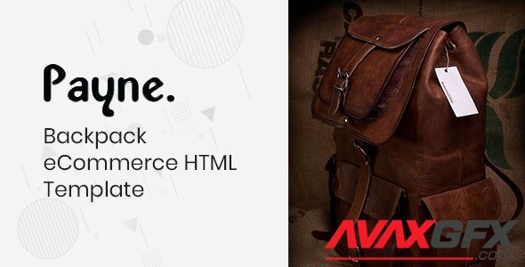 ThemeForest - Payne v1.1 - Backpack eCommerce HTML Template - 24919441