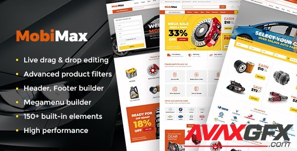 ThemeForest - Mobimax v4.0 - Auto Parts WordPress Theme + WooCommerce Shop - 23941859