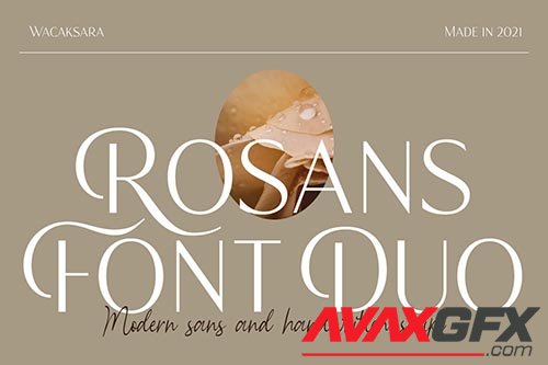 Rosans - Font Duo