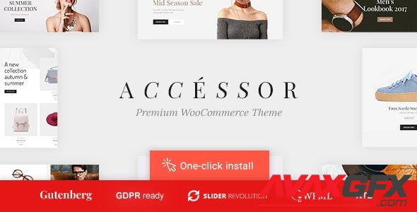 ThemeForest - Accessories Shop v1.1.1 - Online Store, WooCommerce & Shopping WordPress Theme - 19410984