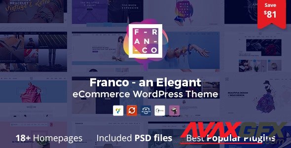 ThemeForest - Franco v1.3.6 - Elegant WooCommerce WordPress Theme - 17155968