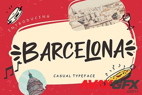 Barcelona Casual Typeface