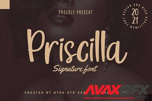 Priscilla - Cute Girly Font