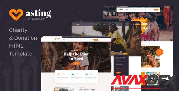 ThemeForest - Asting v1.0 - Charity & Donation HTML Template - 30051588