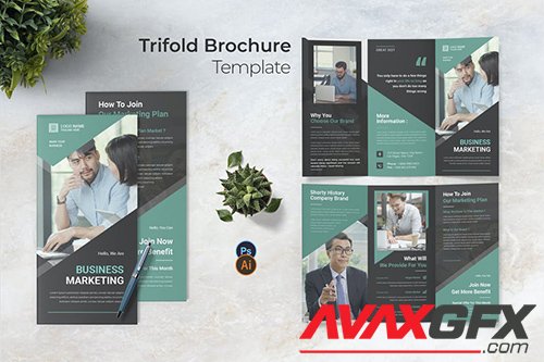 Marketing Service Trifold Brochure