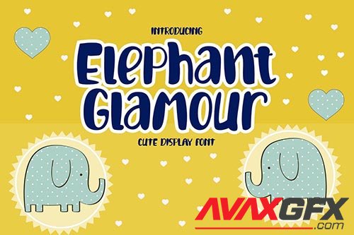 Elephant Glamour Display Font