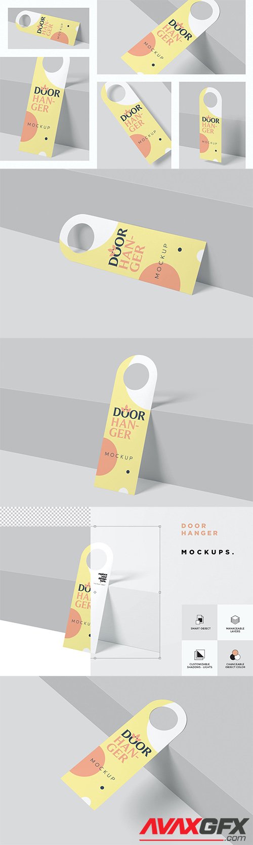 Door Hanger Mockups - V2