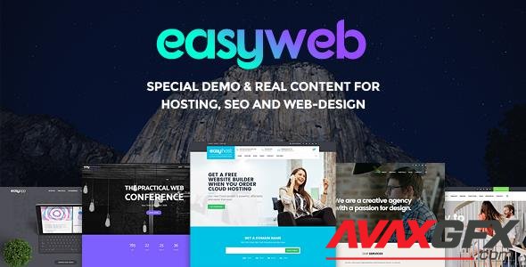 Webnus - EasyWeb v2.4.5 - WordPress Theme for Hosting, Web design and SEO