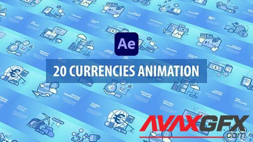 Currencies Animation - After Effects 30811303