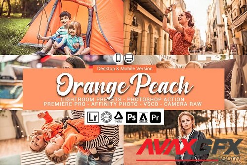 CreativeMarket - Orange Peach Presets 5698213
