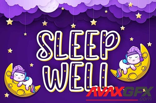 Sleep Well Display Font