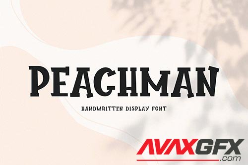 Peachman - Handwritten Font