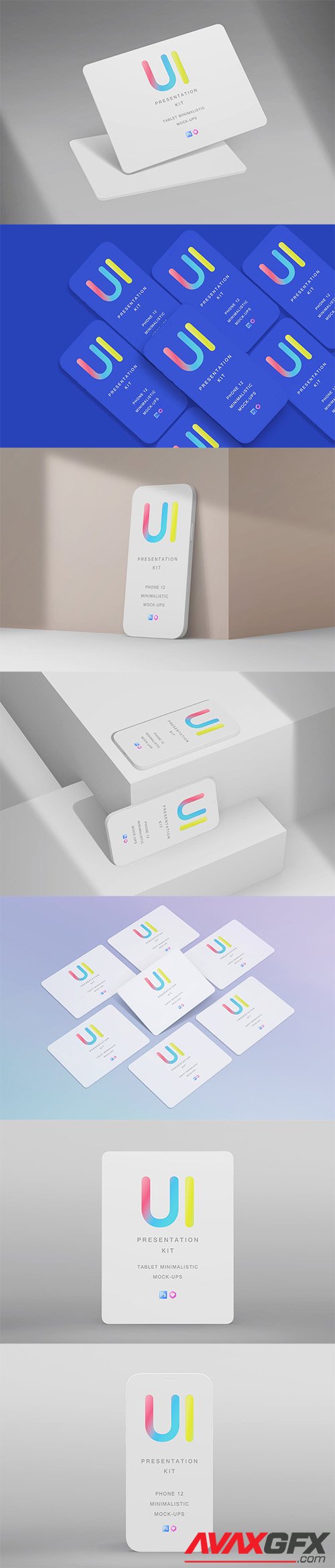 Imock Up Responsive Minimalistic Devices Kit Vol.1