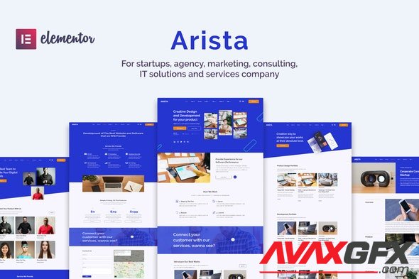 ThemeForest - Arista v1.0.0 - Multipurpose Business Elementor Template Kit - 29846193