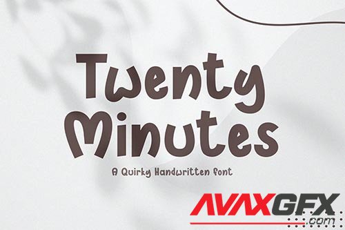 Twenty Minutes - A Handwritten Font