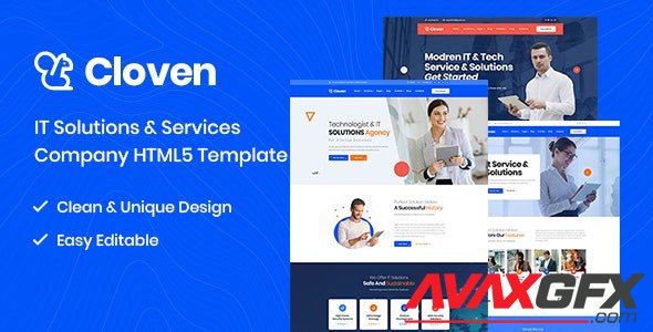 ThemeForest - Cloven v1.0 - IT Solutions And Services Company HTML5 Template (Update: 10 August 20) - 25368682