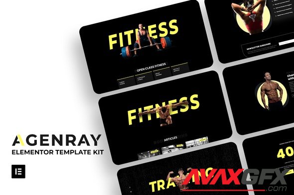 ThemeForest - Agenray v1.0.0 - Gym Elementor Template Kit - 29523238