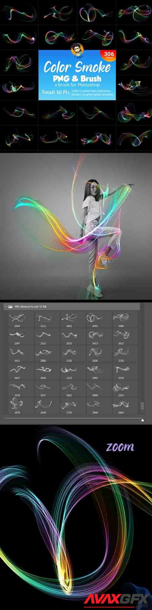 GraphicRiver - Abstract Smoke Brush and PNG Shape 29956103