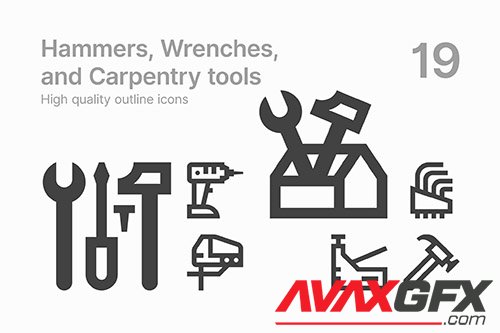 Hammers, Wrenches, and Carpentry tools